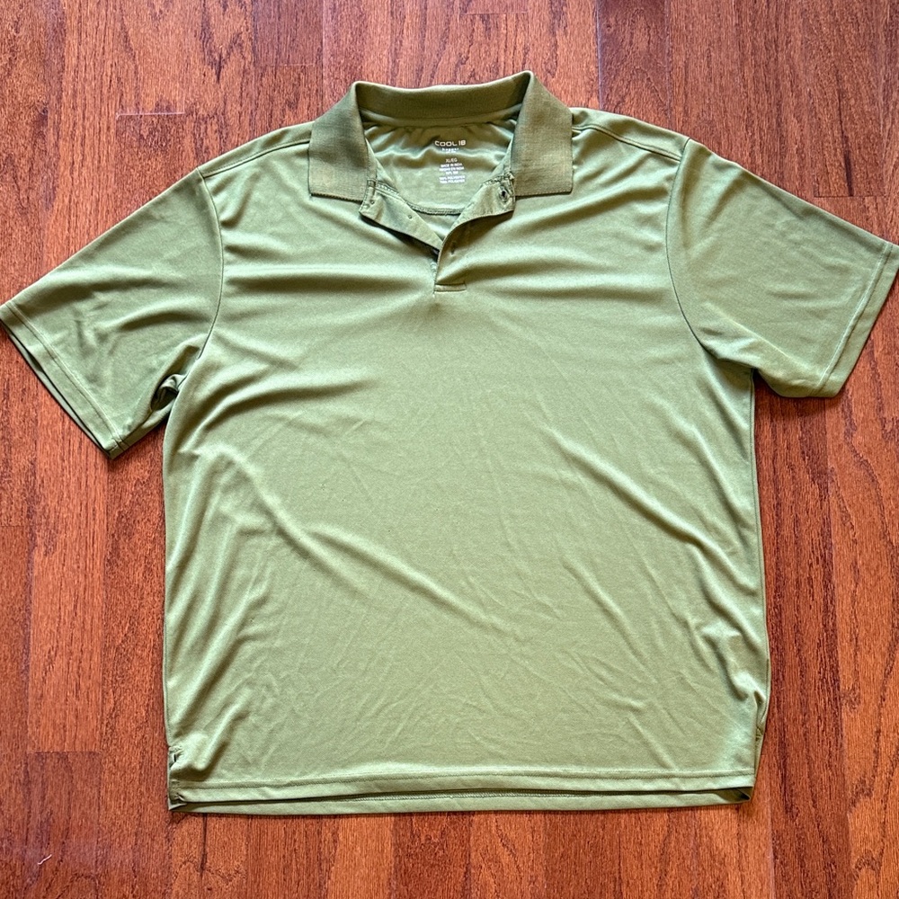Haggar Men's Green Polo Shirt